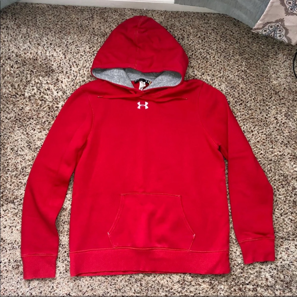 Under Armour hoodie- red
